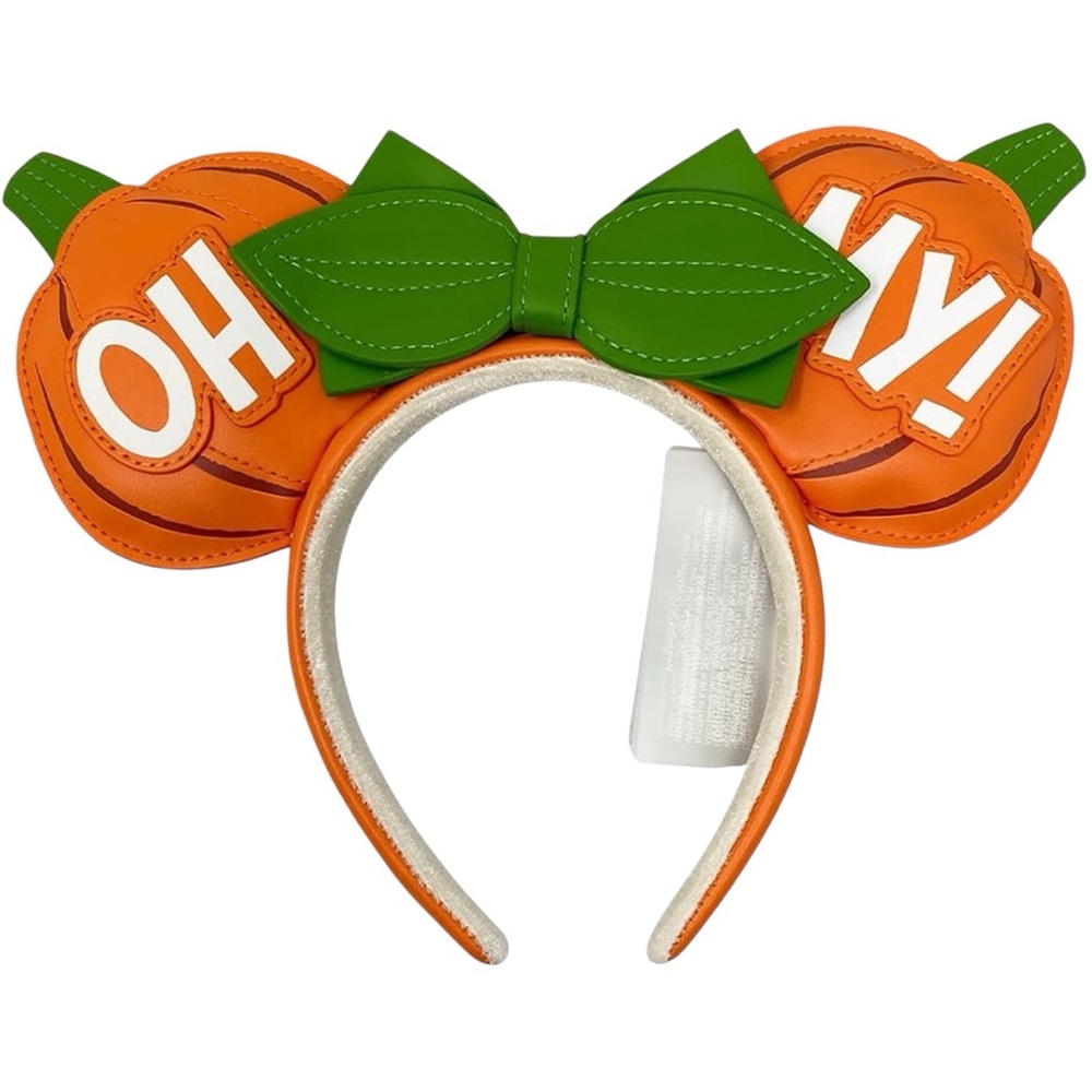 NEW Loungefly Disney Pumpkin Minnie Mouse Oh My Adult Ears Headband